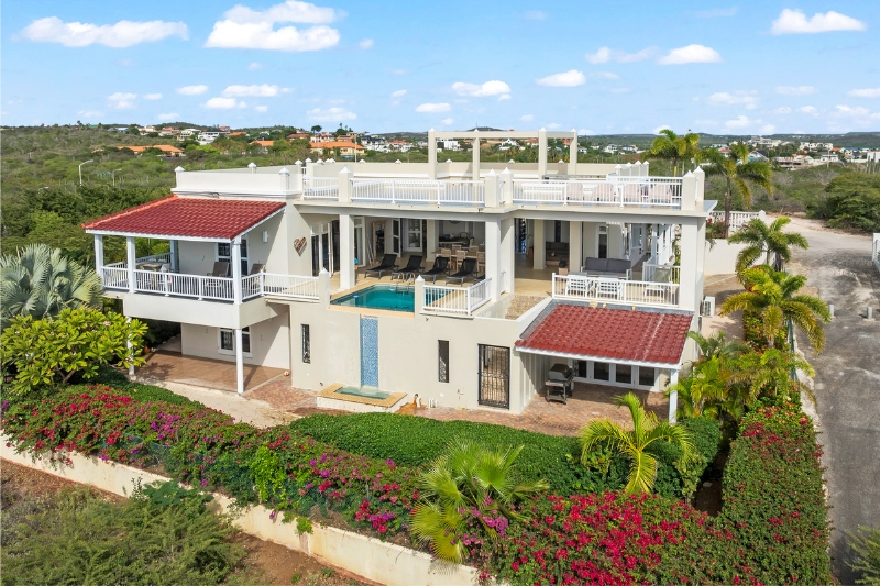 Villa Curacao met mooi uitzicht